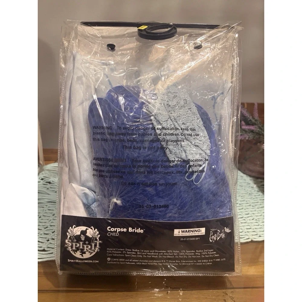 Emily Corpse Bride - Spirit Halloween - Kids Size Medium - New